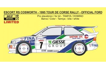 Decal – Escort RS Cosworth - Official Ford rally team - Tour de Corse 1995 "LIMITED"